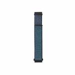 For Samsung Galaxy Watch3 41mm Nylon Loop Watch Band(Blue Green)