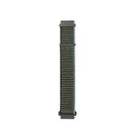 For Samsung Galaxy Watch3 41mm Nylon Loop Watch Band(Dark Olive Green)