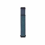 For Samsung Galaxy Watch3 45mm Nylon Loop Watch Band(Blue Green)