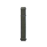 For Samsung Galaxy Watch3 45mm Nylon Loop Watch Band(Dark Olive Green)