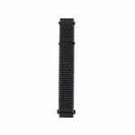 For Garmin Vivoactive 3 Nylon Loop Watch Band(Charcoal Black)