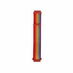 For Garmin Vivoactive 3 Nylon Loop Watch Band(Rainbow)