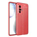 For vivo X70 Litchi Texture TPU Shockproof Case(Red)