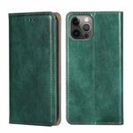 For iPhone 13 Pro PU + TPU Gloss Oil Solid Color Magnetic Horizontal Flip Leather Case with Holder & Card Slot & Wallet (Green)