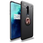 For OnePlus 7T Pro lenuo Shockproof TPU Protective Case with Invisible Holder(Black Gold)