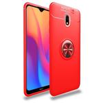 For Xiaomi Redmi 8A lenuo Shockproof TPU Protective Case with Invisible Holder(Red)