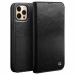 For iPhone 13 QIALINO Horizontal Flip Leather Case with Holder & Card Slots & Wallet Pro(Black)