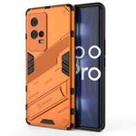 For vivo iQOO 8 Pro Punk Armor 2 in 1 PC + TPU Shockproof Case with Invisible Holder(Orange)