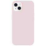 Fully Wrapped Shockproof Silicone Protective Case For iPhone 13 mini(Pink White)