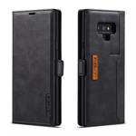 For Galaxy Note 9 LC.IMEEKE LC-001 Series PU + TPU Color Matching Frosted Horizontal Flip Leather Case with Holder & Card Slot(Black)