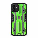 For iPhone 11 Armor Matte PC + TPU Shockproof Case (Bright Green)