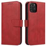 For iPhone 13 Pro Calf Texture Buckle Horizontal Flip Leather Case with Holder & Card Slots & Wallet (Red)