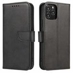 For iPhone 13 Pro Max Calf Texture Buckle Horizontal Flip Leather Case with Holder & Card Slots & Wallet (Black)