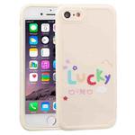 Lucky Letters TPU Soft Shockproof Case For iPhone 6 / 6s(Creamy-white)