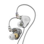 KZ ZAS 16-unit Ring Iron In-ear Wired Earphone, Standard Version(White)