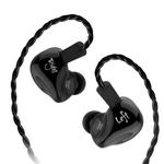 KZ ZS4 Ring Iron Hybrid Drive In-ear Wired Earphone, Standard Version(Black)