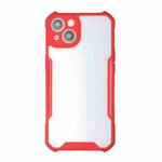 For iPhone 13 mini Acrylic + Color TPU Shockproof Case (Red)