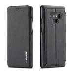 For Galaxy Note 9 Hon Ancient Series Leather Case with Card Slots & Holder & Wallet(Black)