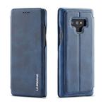 For Galaxy Note 9 Hon Ancient Series Leather Case with Card Slots & Holder & Wallet(Blue)