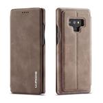 For Galaxy Note 9 Hon Ancient Series Leather Case with Card Slots & Holder & Wallet(Coffee)
