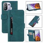 For Xiaomi Mi 11 Pro Reverse Buckle Horizontal Flip PU Leather Case with Holder & Card Slot & Wallet(Lake Blue)