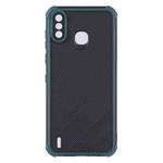 For Infinix Smart 4 Eagle Eye Armor Dual-color Shockproof TPU + PC Protective Case(Dark Green)