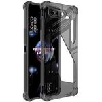 For Asus ROG Phone 5 Pro / 5s Pro IMAK All Coverage Shockproof Airbag TPU Case with Screen Protector(Transparent Black)