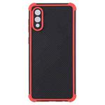 For Samsung Galaxy A02 / M02 Eagle Eye Armor Dual-color Shockproof TPU + PC Protective Case(Red)