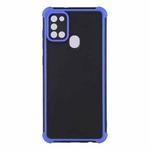 For Samsung Galaxy A21s Eagle Eye Armor Dual-color Shockproof TPU + PC Protective Case(Blue)