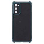 For Samsung Galaxy S20 FE 4G / 5G Eagle Eye Armor Dual-color Shockproof TPU + PC Protective Case(Dark Green)