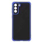 For Samsung Galaxy S21 FE Eagle Eye Armor Dual-color Shockproof TPU + PC Protective Case(Blue)