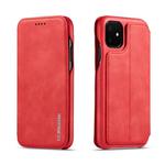 For iPhone 11 Pro Hon Ancient Series Leather Case with Card Slots & Holder & Wallet(Red)