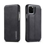 For iPhone 11Pro Max Hon Ancient Series Leather Case with Card Slots & Holder & Wallet(Black)