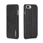 For iPhone 8 Plus / 7 Plus Hon Ancient Series Leather Case with Card Slots & Holder & Wallet(Black)