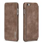 For iPhone 6 Hon Ancient Series Leather Case with Card Slots & Holder & Wallet(Coffee)