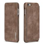 For iPhone 8 / 7 Hon Ancient Series Leather Case with Card Slots & Holder & Wallet(Coffee)