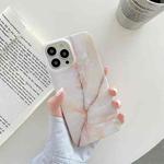 Marble Pattern Soft TPU Protective Case For iPhone 13(Cream)