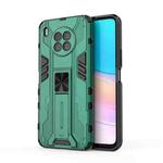 For Huawei nova 8i Overseas Version Supersonic PC + TPU Shock-proof Protective Case with Holder(Green)