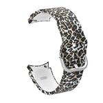 For Samsung Galaxy Watch4 / Watch4 Classic Silicone Printing Watch Band(Leopard Print)