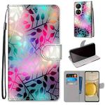 For Huawei P50 Pro Coloured Drawing Cross Texture Horizontal Flip PU Leather Case with Holder & Card Slots & Wallet & Lanyard(Translucent Glass)