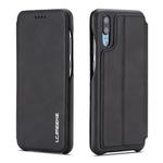 For Huawei P20 Pro Hon Ancient Series Leather Case with Card Slots & Holder & Wallet(Black)