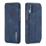For Huawei P20 Pro Hon Ancient Series Leather Case with Card Slots & Holder & Wallet(Blue)