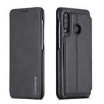 For Huawei P30 Lite Hon Ancient Series Leather Case with Card Slots & Holder & Wallet(Black)