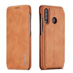For Huawei P30 Lite Hon Ancient Series Leather Case with Card Slots & Holder & Wallet(Brown)