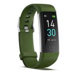 S5 Second Generation 0.96 inch TFT Screen IP68 Waterproof Smart Wristband, Support Sleep Monitor / Heart Rate Monitor / Body Temperature Monitor / Women Menstrual Cycle Reminder(Army Green)