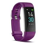 S5 Second Generation 0.96 inch TFT Screen IP68 Waterproof Smart Wristband, Support Sleep Monitor / Heart Rate Monitor / Body Temperature Monitor / Women Menstrual Cycle Reminder(Purple)