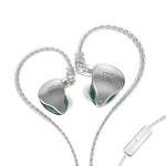 KZ AST 24-unit Balance Armature Monitor HiFi In-Ear Wired Earphone With Mic(Green)