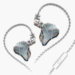 KZ ASX 20-unit Balance Armature Monitor HiFi In-Ear Wired Earphone With Mic(Silver)