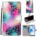 For OPPO A55 5G / A54 4G / A53s 5G / A16 4G Coloured Drawing Cross Texture Horizontal Flip PU Leather Case with Holder & Card Slots & Wallet & Lanyard(Translucent Glass)
