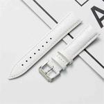 12mm Calf Leather Watch Band(White)